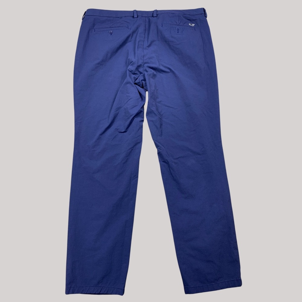 Vineyard Vines Performance Golf Pant Mens 40x31 Blue 4-Way Stretch Wicking - Picture 2 of 10